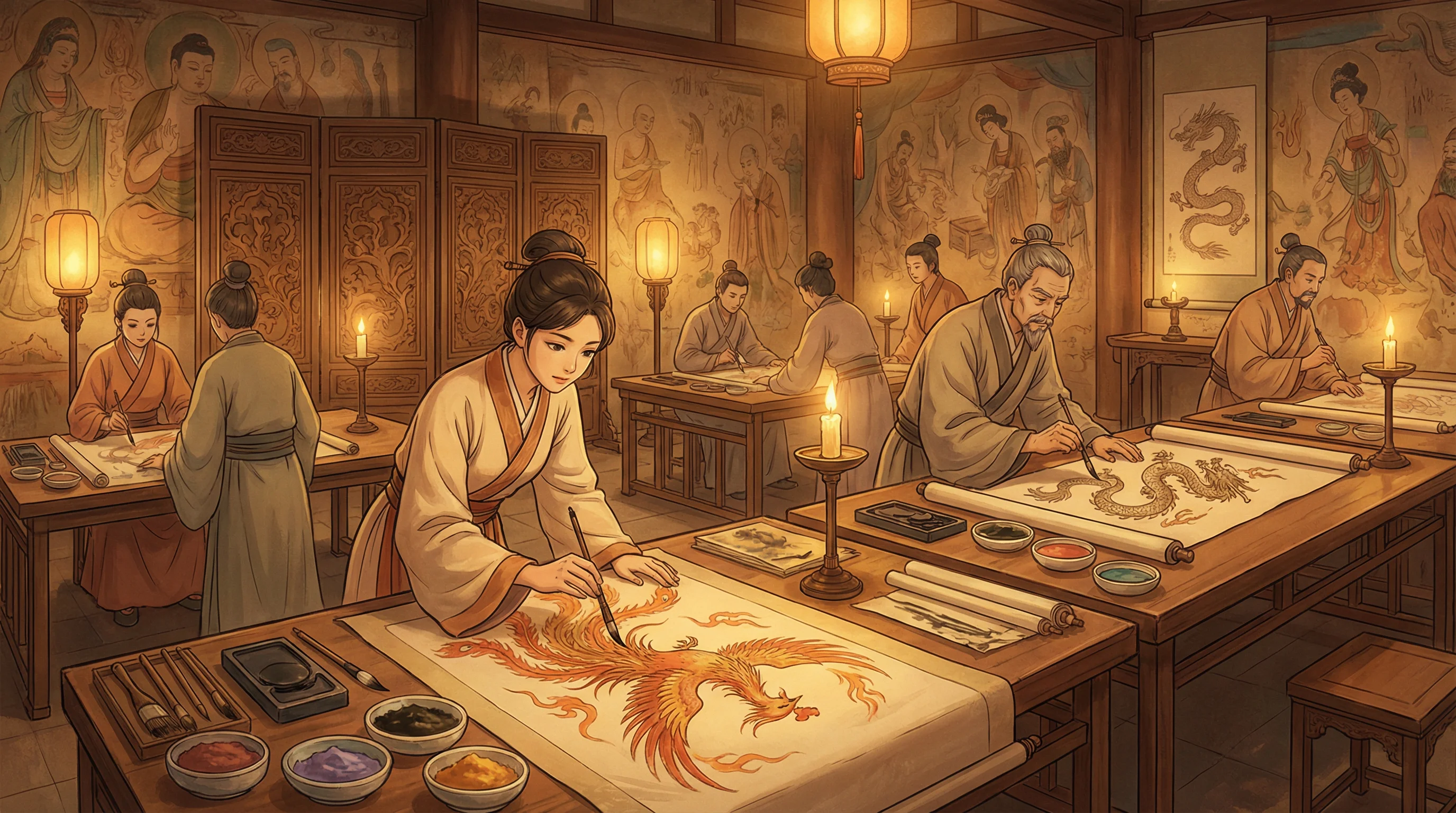 画师入驻 - 瘦身计划APP 国风动漫画师